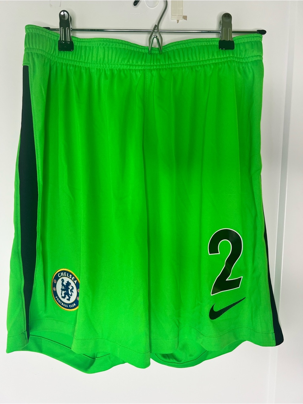 Nike Chelsea Slim Fit Neon Green Athletic Shorts